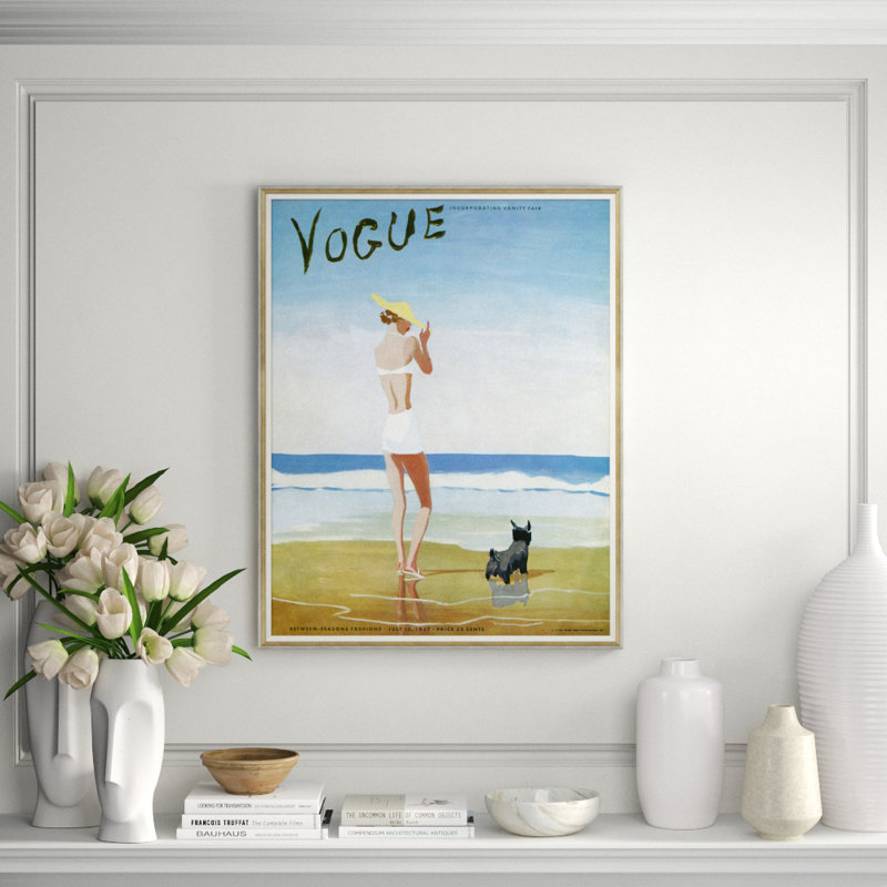 Women With Dog Giclee Print by Eduardo Benito