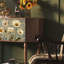 Buffet 33,5 po à deux tiroirs de style rétro-627602600