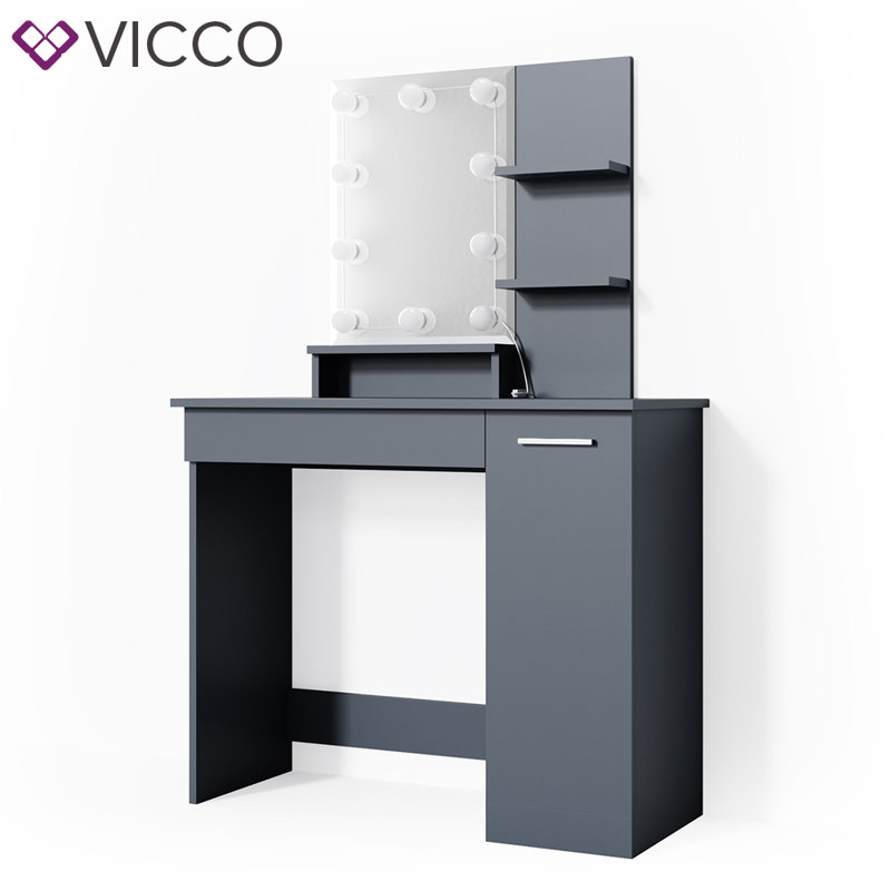 Fontanez Dressing Table with Mirror