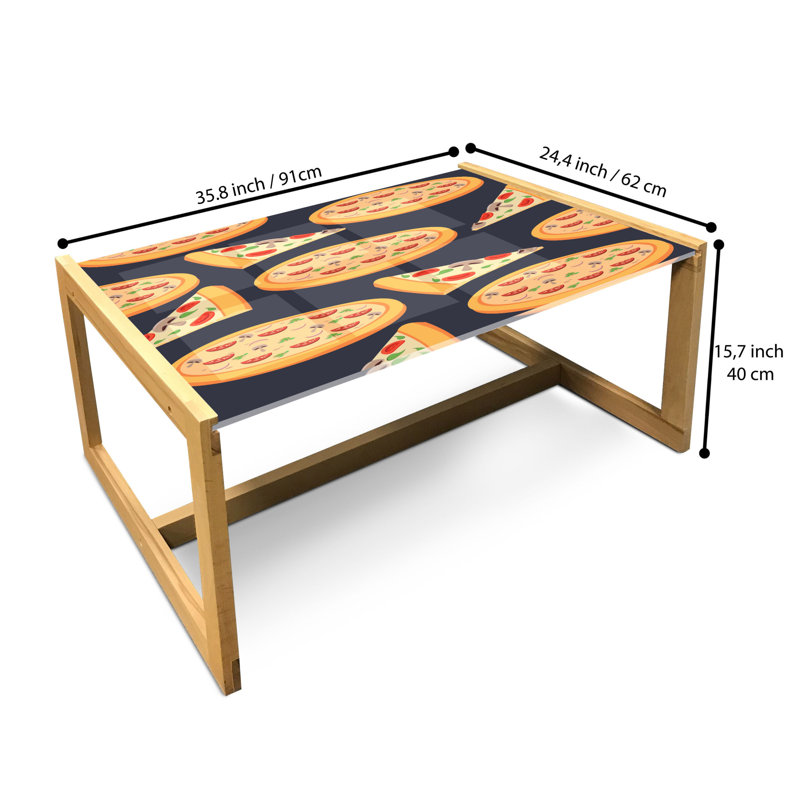 Janaisia Sled Coffee Table, 90cm H x 62cm W x 40cm D