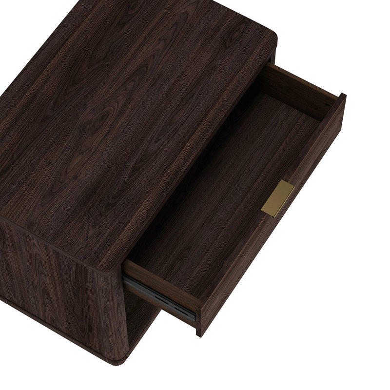 Evelyn 32" Nightstand In Brown (1-Drawer), Brown