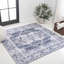 Tapis bleu marine / crème Alanya-1555127314