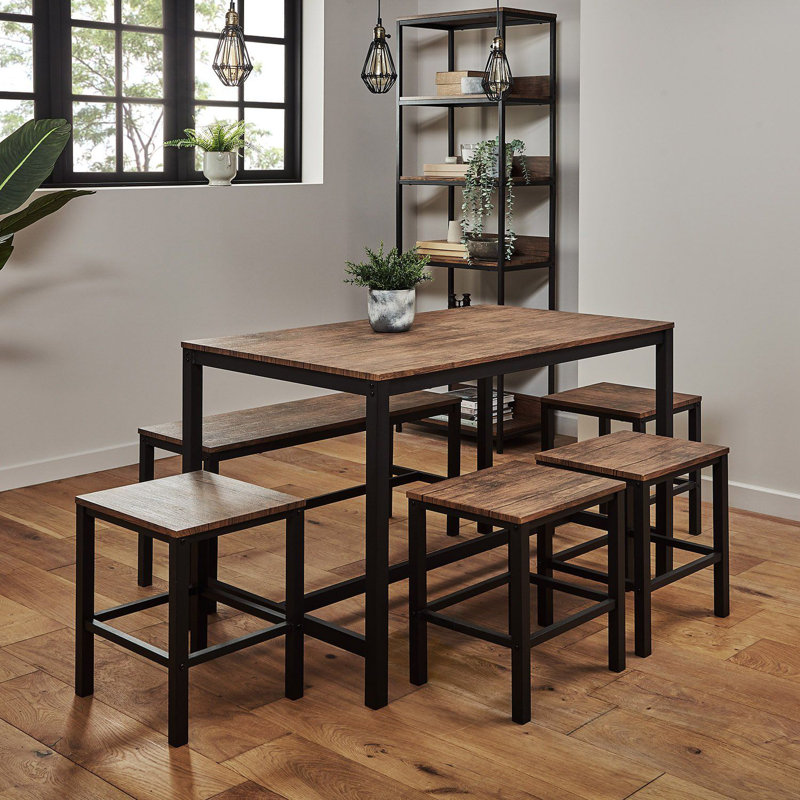 Alodie 4 - Person Dining Set