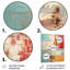«Nostalgia In Blue Red Orange - Abstract Collages», art mural-106081202-106081209