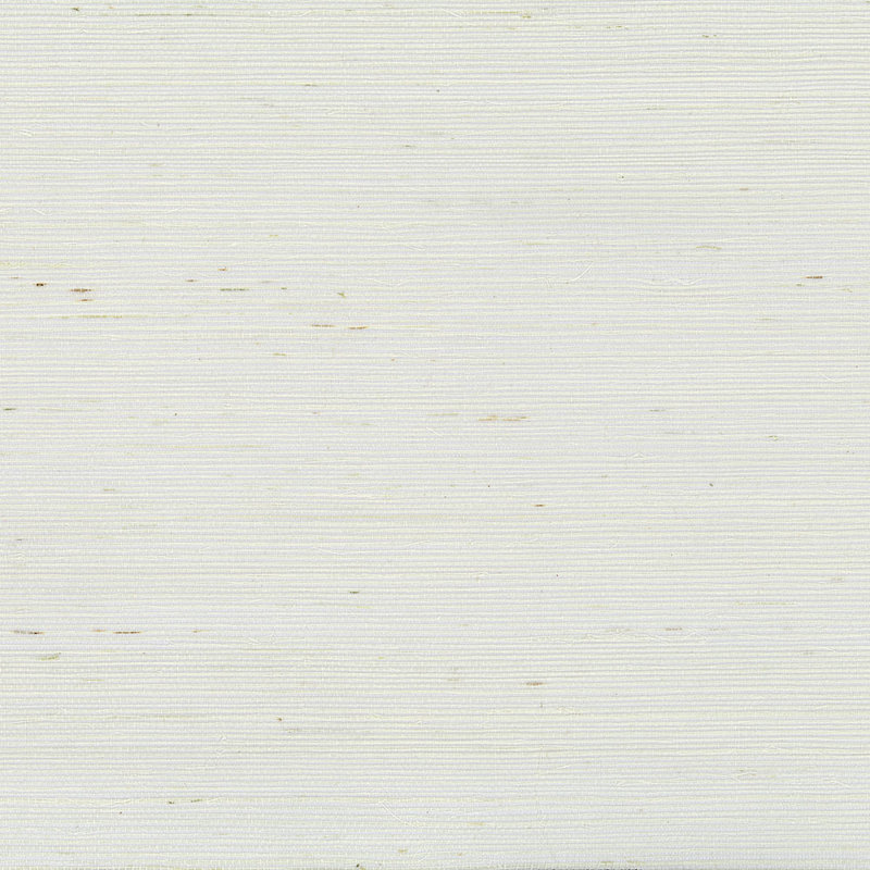 Papier peint rayé 24 'x 36 "Grand Taree Grasscloth, Blanc perle