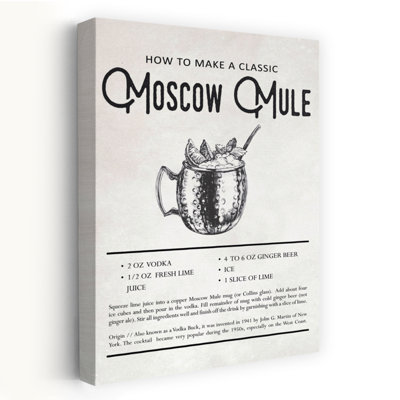 Moscow Mule Vintage Contemporary Art