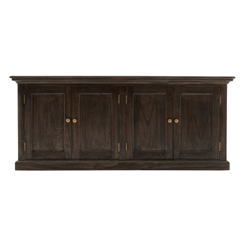 Halifax Jakel Double Bay Buffet Table Bottom, Mindi Black Wash