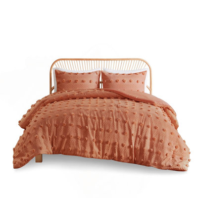 Full/Queen Clip Jacquard Comforter Set With Hypoallergenic Filling And Antimicrobial Treatment For Elegant And Comfortable Sleep