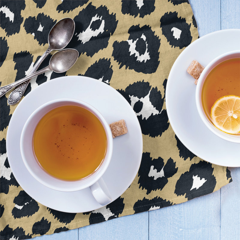 Tea Towel Kitchen Towel, Gold, Cotton Blend