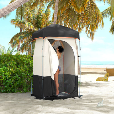 Portable Solar Shower Privacy Tent Oxford Fabric Outdoor Adventure Camping -  TPPRLLC, THIDODO-792119