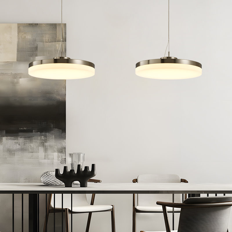 Oprisor 1 - Light Brushed Nickel LED Novelty Pendant