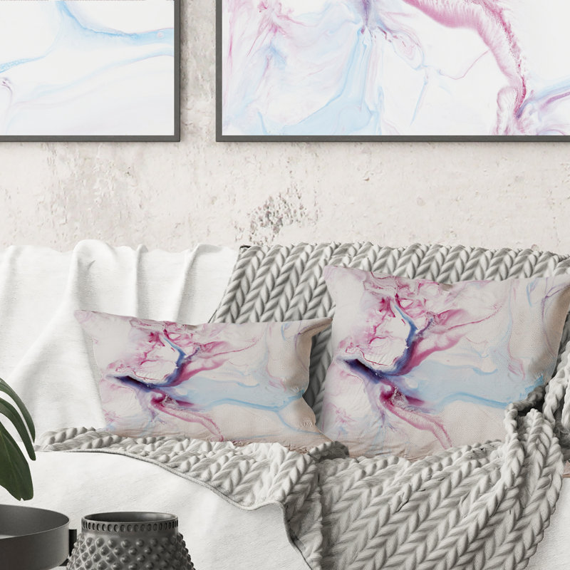 Coussin Blue and Pink