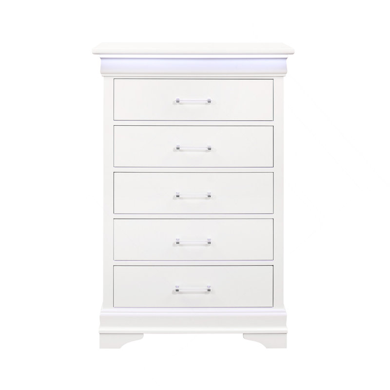 COFFRET BLANC CHARLSTON AVEC DEL, Blanc