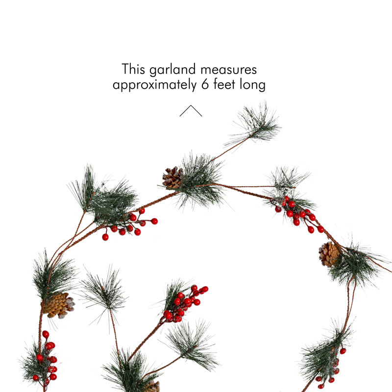 2'' in. Faux Garland
