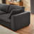 130" Modular Oversized Sectional Sofa with Movable Ottoman and Washable Zippered Pillows and Back Cushions-349965268