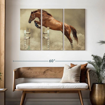 Cheval sautant puissant Brampt