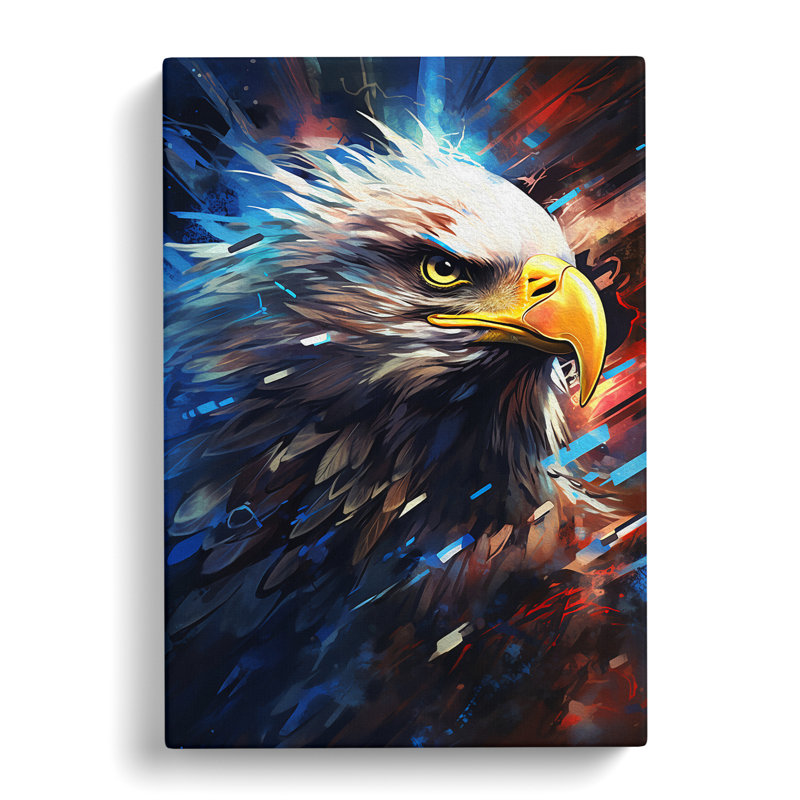 Eagle Futurism - Wrapped Canvas, 76cm H x 50cm W x 3cm D