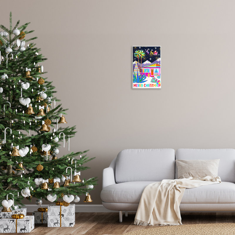 «Whimsical Desert Christmas» par Jess Stempel, H 19 po x l 13 po