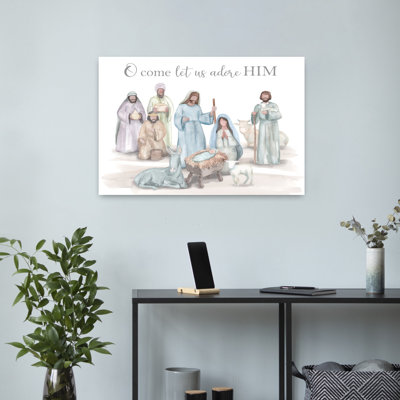 Art contemporain «O Come Let Us Adore him»