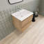 Meuble-lavabo flottant moderne simple Alcester Ivy Bronx-821752252