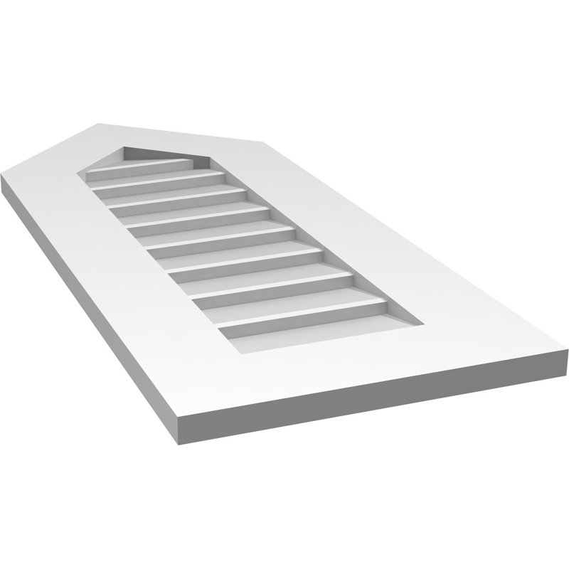 Ventilateur à pignon en uréthane non-fonctionnel Signature, H 34 po x l 14 po x P 1 po