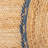 Troche Natural Fiber Hand Loomed Jute/Cotton Rug in Brown/Blue-1858380514