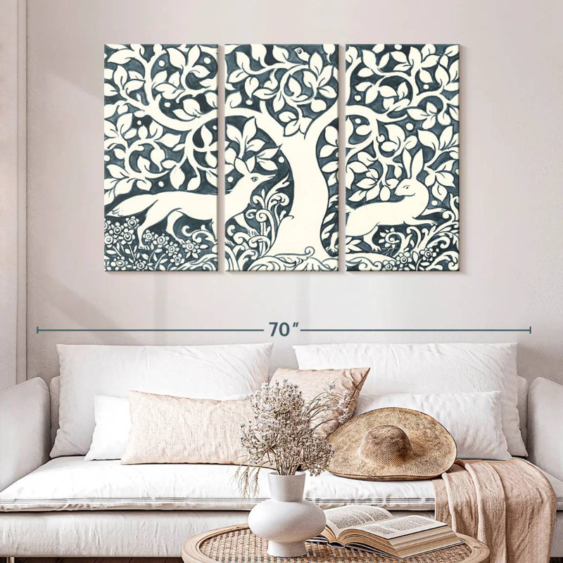 Brampt Forest Life III, 32" H x 50" W
