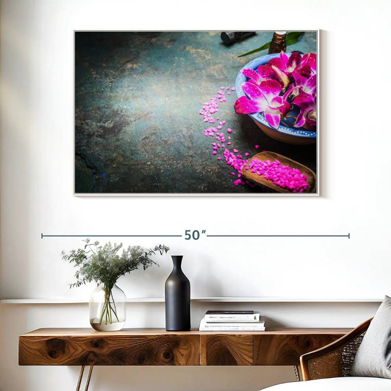 Spa Fusion, Cadre flottant blanc, 40 po x 27 po