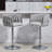Stylish Adjustable Swivel Bar Stools Set Of 2, Ideal For Kitchen Island, Cafe, Pub And More.