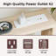 Long Sofa Table with Charging Station, Narrow Console Table Behind Couch, Industrial Entryway Table with Angled Metal Frame, Light Walnut