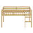 Wooden Loft Bed With Ladder-362022574
