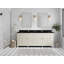 Meuble-lavabo double 84 po avec plateau Sonoma-101692565