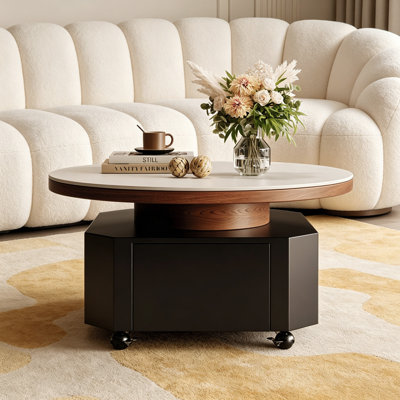 Petite table basse mobile avec roulettes