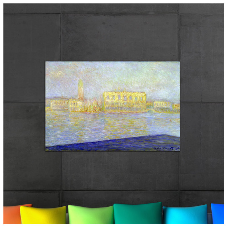 Claude Monet - Wrapped Canvas Painting, 60cm H x 90cm W x 1.8cm D