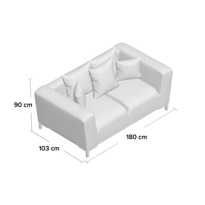 Nostrand Sofa, Ibiza Pink