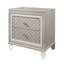 Table de chevet Cross Glam Champagne
