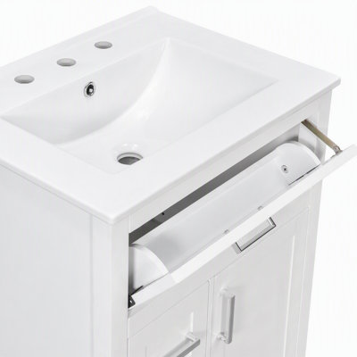 Freestanding Standard With Ceramic Top