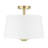 Billet 3-Light Convertible Pendant/Semi-Flush with Fabric Shades-100090068