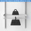 Wall Mounted Closet Organizer System Kit With Expandable Expandable Hanging Rod