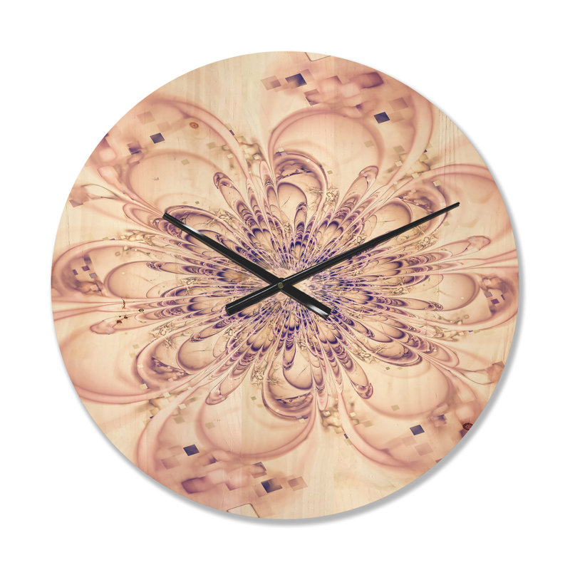 Horloge murale pleine fleur, Moyenne