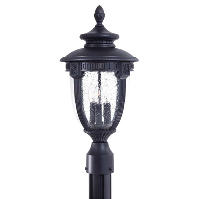 Poteau d’extérieur 3 lumières burwick