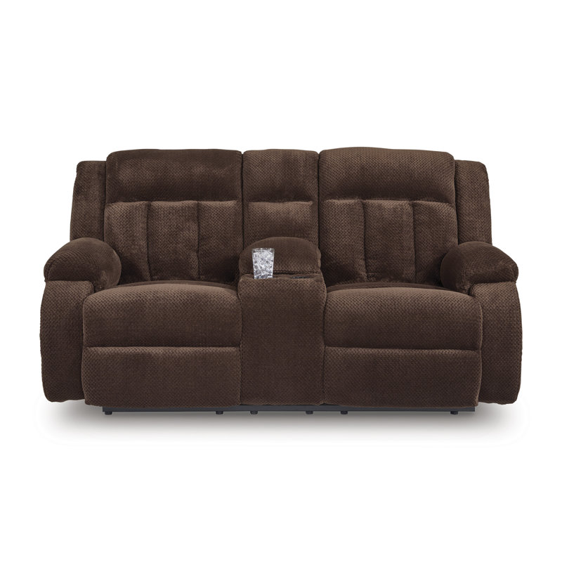 Causeuse inclinable électrique avec console Valente
