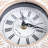 Hand-Carved Wood Table Clock