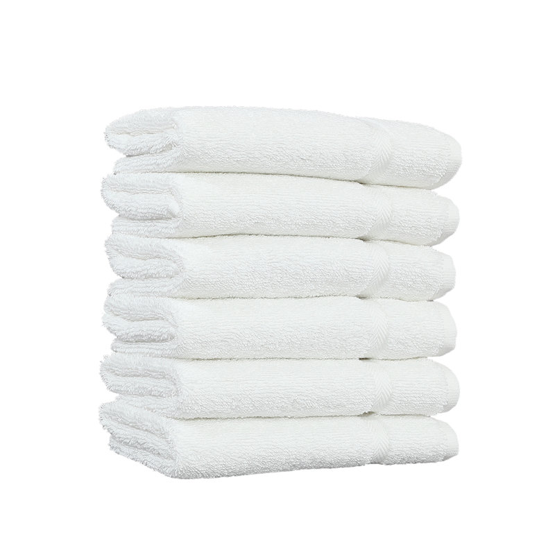 Denzi Turkish Cotton Washcloth, White