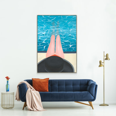 Summer Pool Print by Janice Sadler