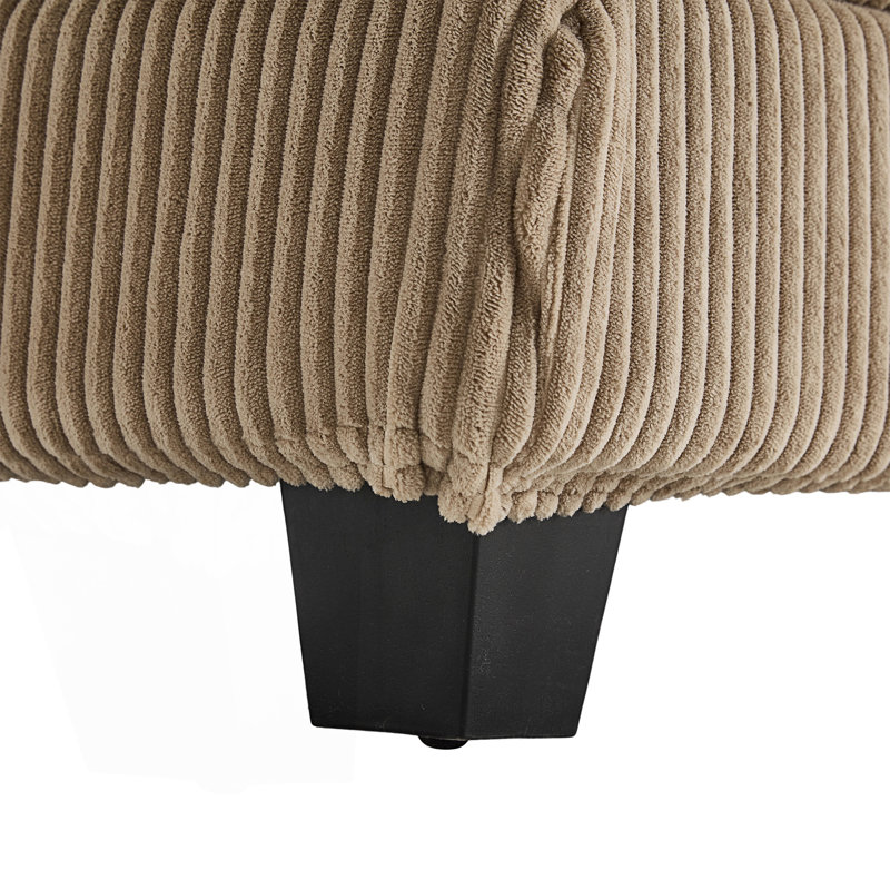 Méridienne surdimensionnée, canapé-lit, canapé Cozy Cloud, Kaki