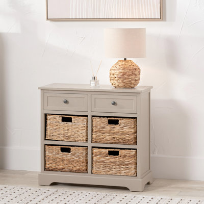 Abhiraam Wicker 76 cm W Chest of 2 Drawers