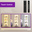 Lampe sur pied 67 "avec lumières DEL, télécommande tactile, température de couleur 3, haut gradable-385212743-390678159