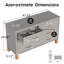Commode double 6 tiroirs l 47 po-1431735680