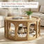 Table basse 31,5 "moderne avec rangement ouvert